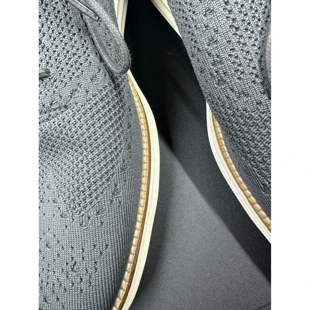 Cole Haan Mens Grand.OS Stitchlite Knit Wingtip Oxford Shoes Grey Size 12M